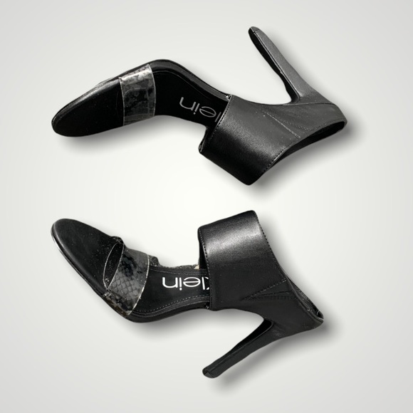 Calvin Klein Shayna Heel Sandals 7 Snake Print - Picture 6 of 10